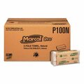 Marcal FOLDED PAPER TOWELS, 1-PLY, 10 1/8in X 12 7/8 in, 16PK P100N